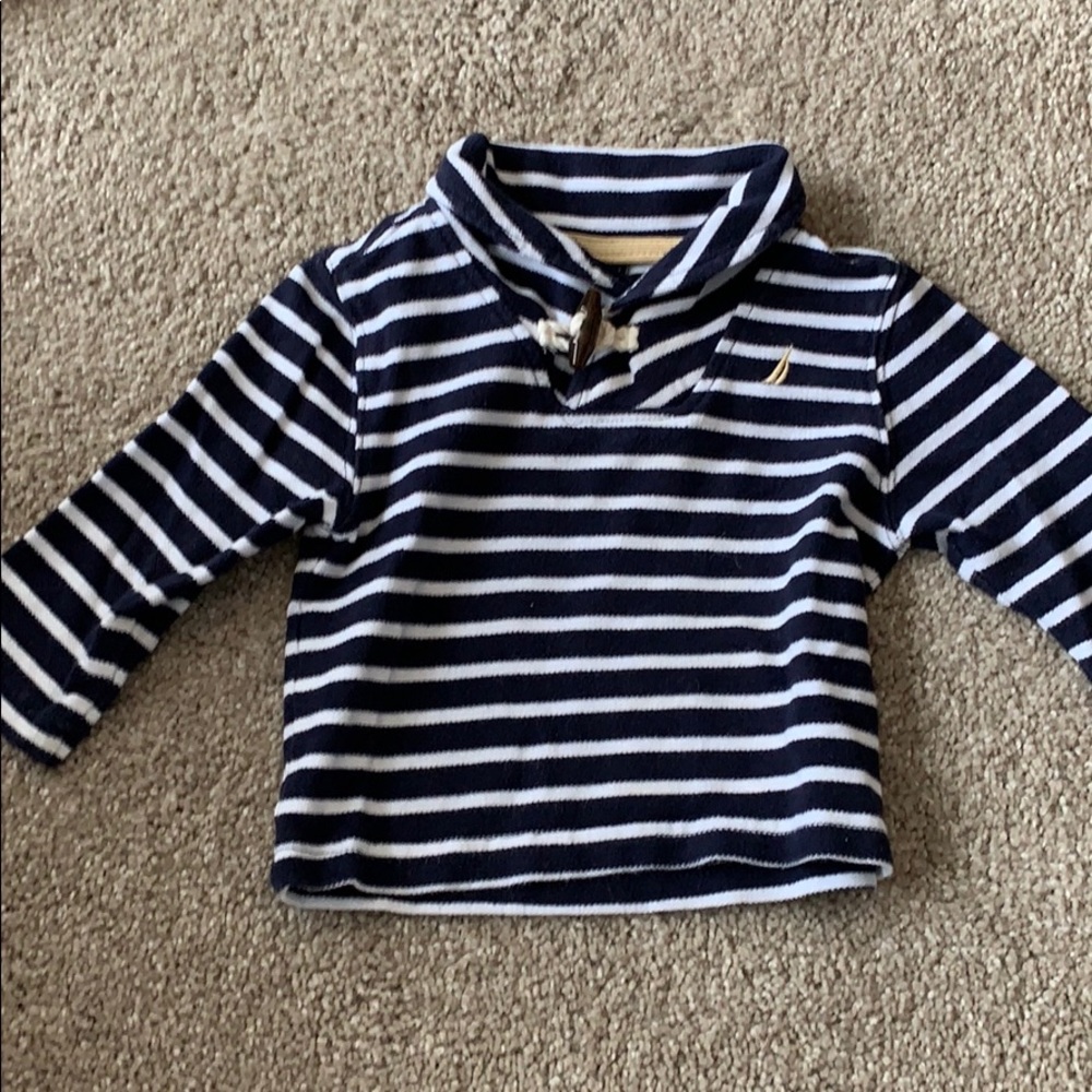 Nautical toggle pullover